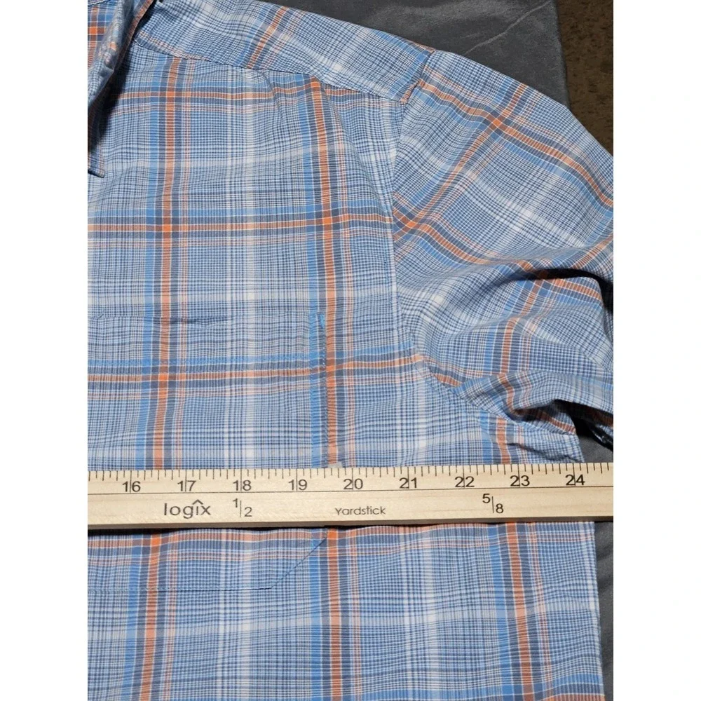 Columbia Mens L Short Sleeve Button Down Shirt - Picture 5 of 5